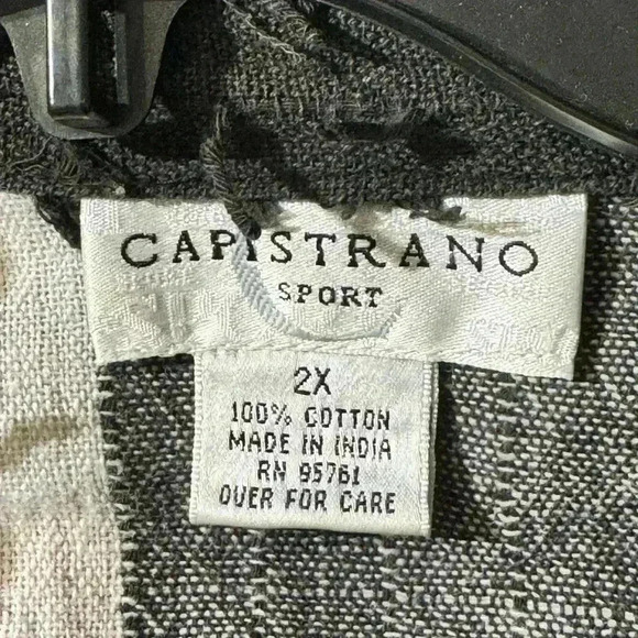 Capistrano Sport shag jacket, 100% cotton, size 2X, but runs small, see … - Picture 4 of 6